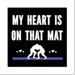 My heart is on that mat Posters and Art
